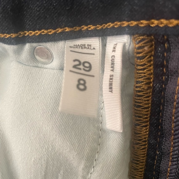 LOFT dark denim jeans - Picture 2 of 2